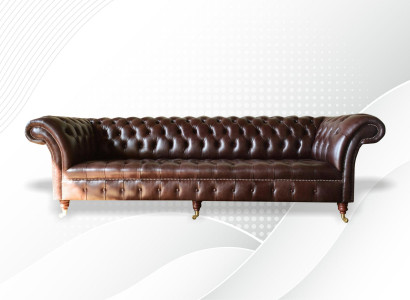 Sofas Chesterfield Upholstery Design XXL Luxury Sofa 4 Seater Leather Couches Couch